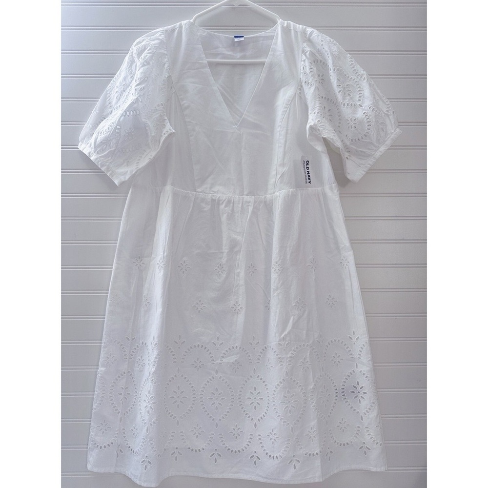 White Eyelet Dress